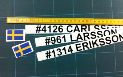 Dekor Namn + Medlemsnummer